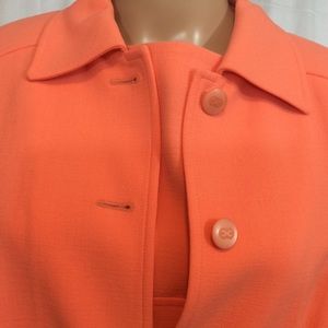 ESCADA SOPHISTICATED JACKET AND SLEEVELESS DRESS. Size 42